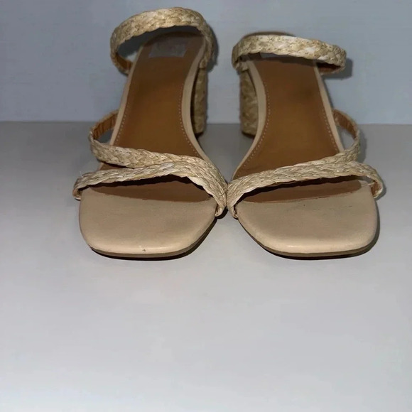 Women's DV by Dolce Vita Sandals, Size 7, Beige Straw Straps - Picture 3 of 14
